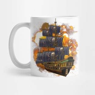 Secret pirate ship Mug